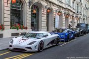 Koenigsegg Agera R & Bugatti Veyron Centenaire & Lamborghini Aventador