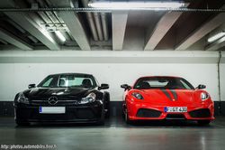 Mercedes SL65 AMG Black Series & Ferrari F430 Scuderia